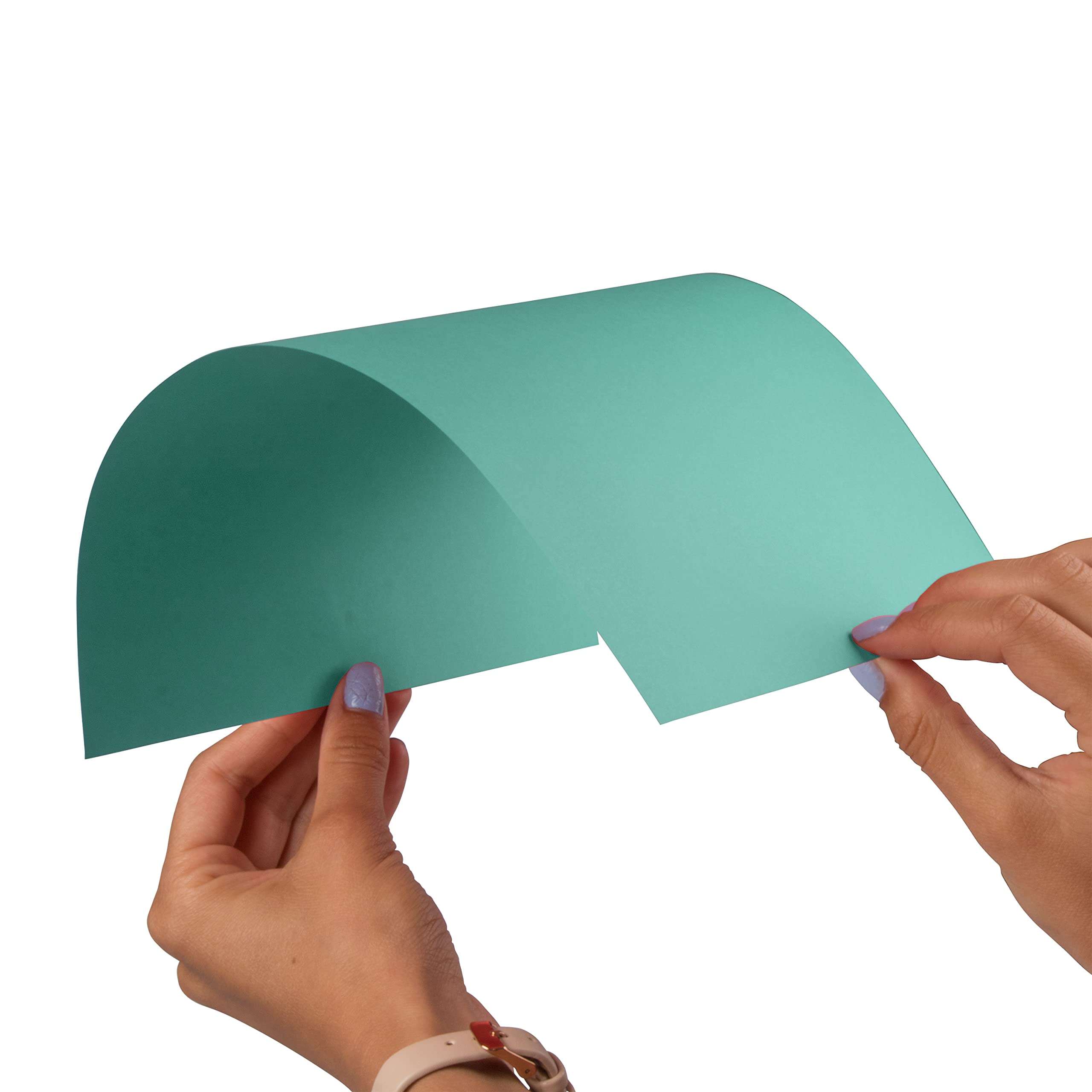 JAM PAPER Matte 28lb Premium Paper - 105 GSM, 8.5 x 11 Inches, Aqua Blue - 50 Sheets per Pack - Perfect for Resumes, Flyers, Brochures & Office Documents