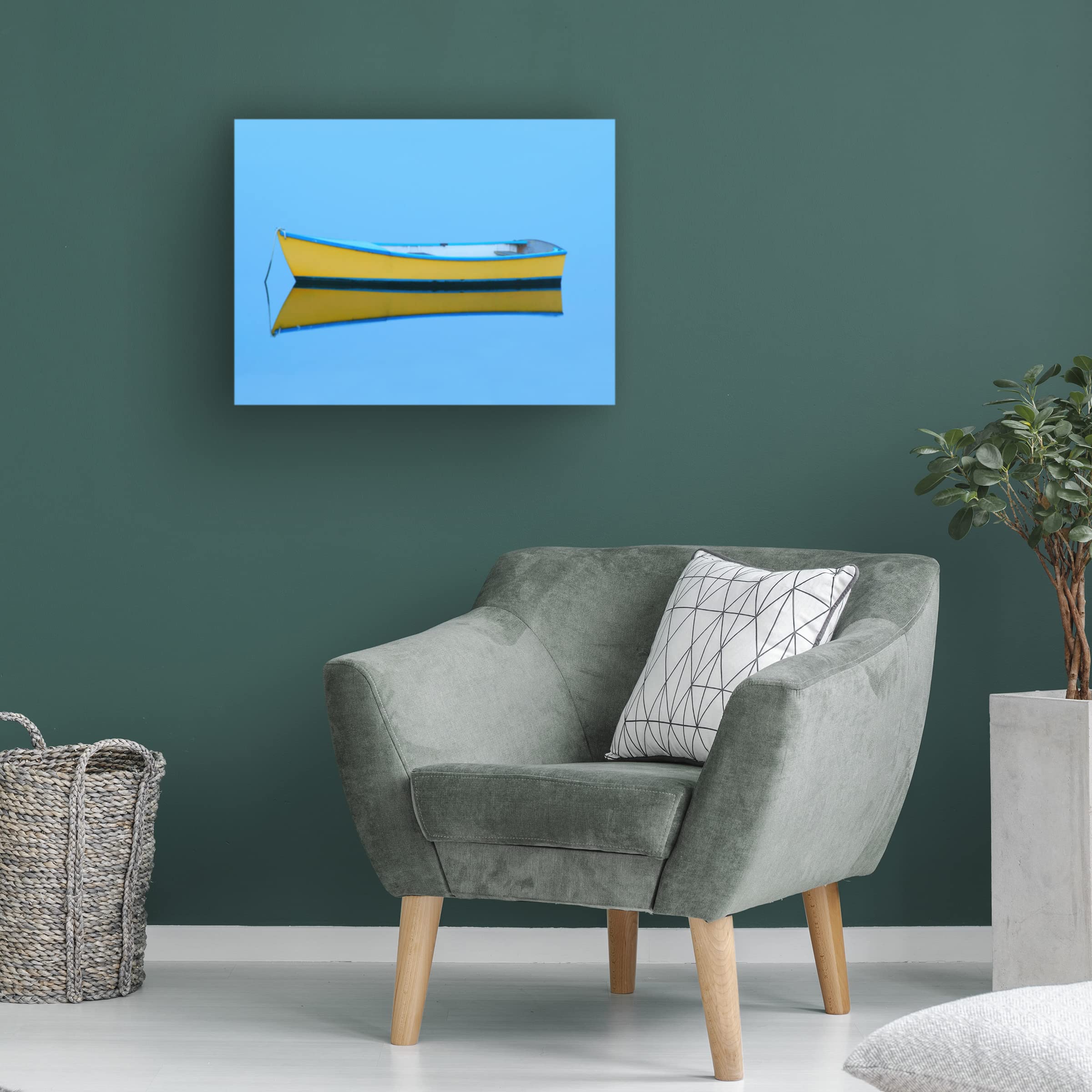 Yellow Girl Canvas Art Print by Jack Reed - Modern Wall Decor for Living Room, Bedroom & Office - Trademark Fine Art Collection