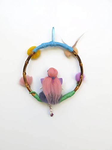 Fairy Mobile for Girls Room Decor - Handmade Waldorf Baby Nursery Mobile - Perfect for Baby Shower Gifts & Nursery Decorations