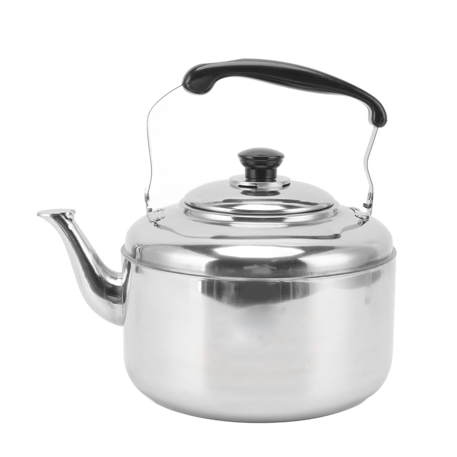 Premium 5.5L Stainless Steel Whistling Tea Kettle - Rustproof, Ergonomic Handle, Works on Gas & Induction Cooktops - Perfect for Home, Office & Camping Tea Brewing