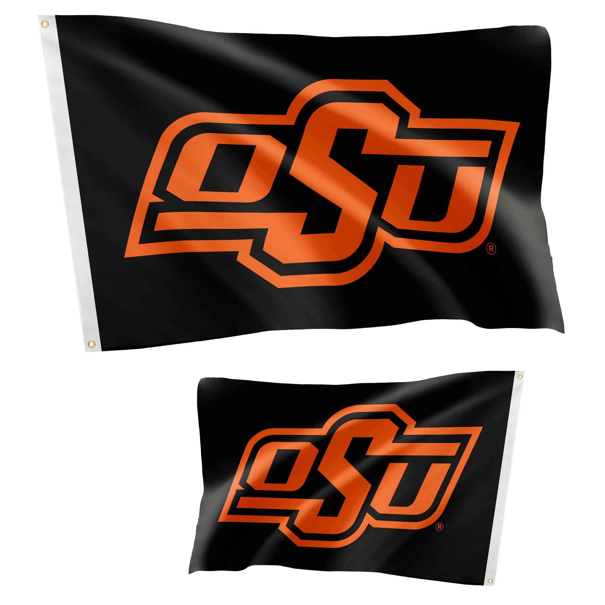 OSU Cowboys Double-Sided Flag 3x5ft - Indoor/Outdoor Polyester Banner for Game Day & Decor