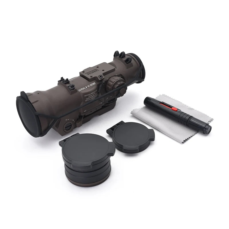 Tactical Rifle Scope DR1.5 6x Fixed Dual FOV Milspec Red Dot Sight with Killflash - Hunting & Shooting Accessories for Outdoor Sports, Tactical Missions, and Target Practice