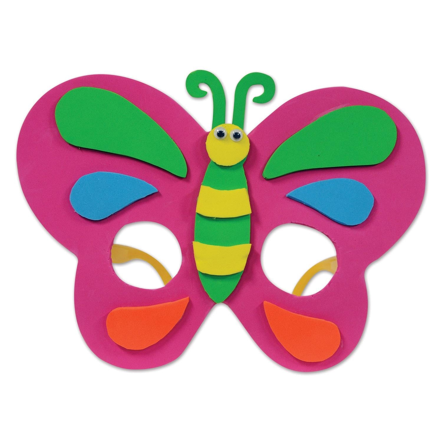 12 Pack Beistle Butterfly Glasses - Colorful Plastic Party Cups for Kids & Adults - Perfect for Birthday Parties, Baby Showers & Summer Celebrations
