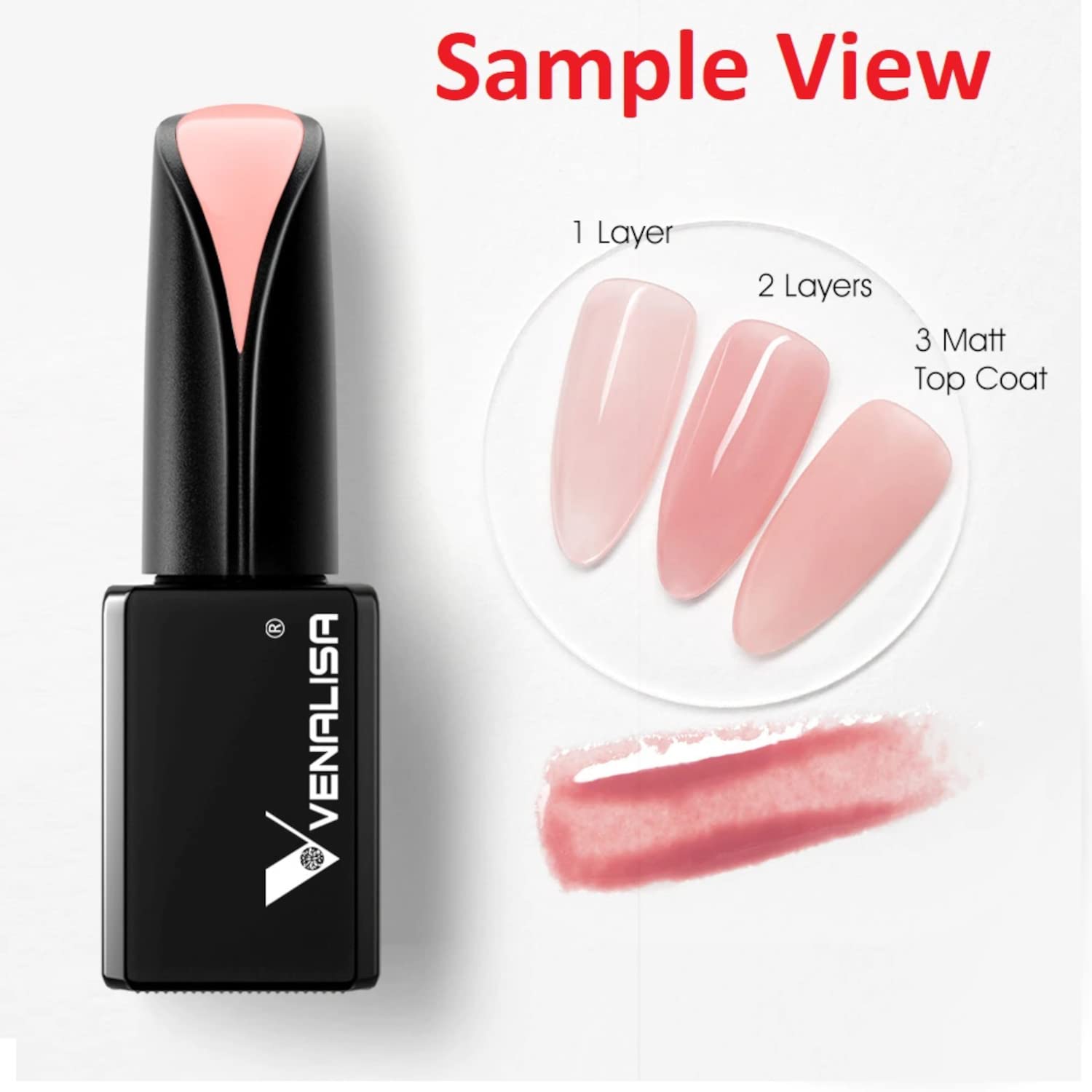 VENALISA UV Gel Nail Polish 15ml - Soak Off Gel for Manicure & DIY Nail Art (Home & Salon Use)