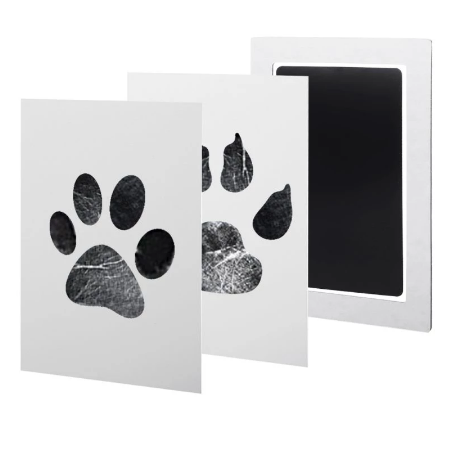 Personalized Pale Green Family & Pet Fingerprint Framed Print with Ink Pads - Unique Custom Gift for Home Decor, Wedding, Anniversary & Nursery Wall Art
