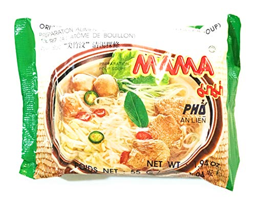 Oriental Style Instant Noodles (Chand Clear Soup) 1.94 Oz - 12 Pack | Authentic Asian Clear Broth Rice Noodles | Quick Meal, Office Lunch, College Dorm Snack