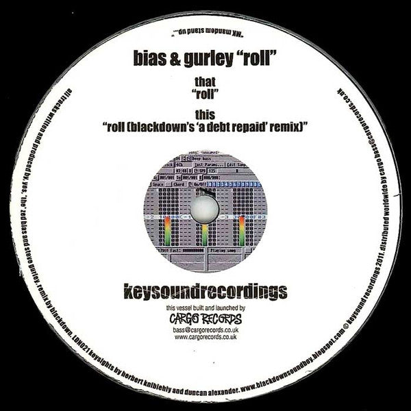 Bias & Gurley - Roll Keysound Recordings LDN021 | Underground Electronic Music Vinyl Record | Perfect for DJ Sets & Music Collectors