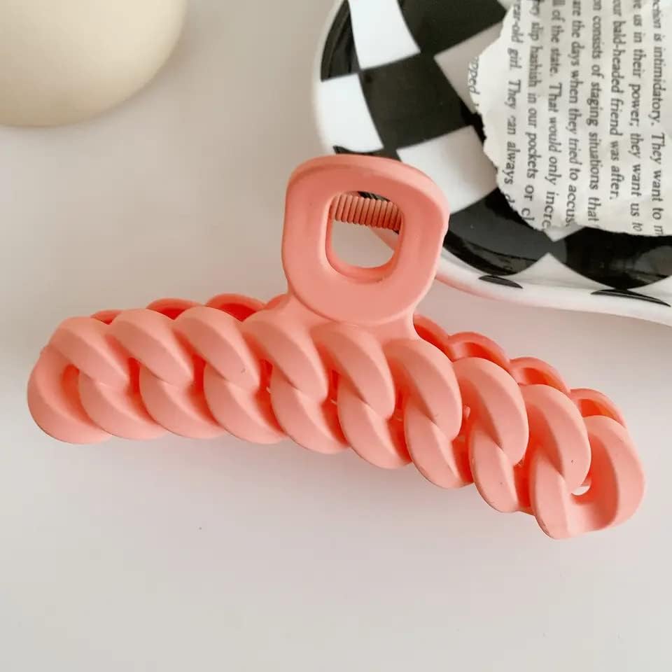 Rubela Hair Claw Clips for Women - 3 Pack Trendy Korean Hair Clips, Non-Slip Hair Clutches for Thick or Thin Hair - Perfect for Ponytails, Buns, and Everyday Hairstyles