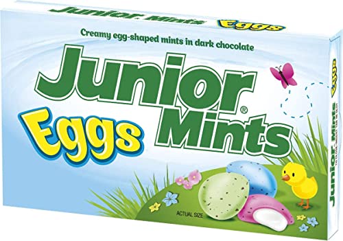 Junior Mints Easter Eggs Theater Box - 3.5oz (12 Count) - Perfect for Easter Baskets, Movie Nights & Holiday Treats