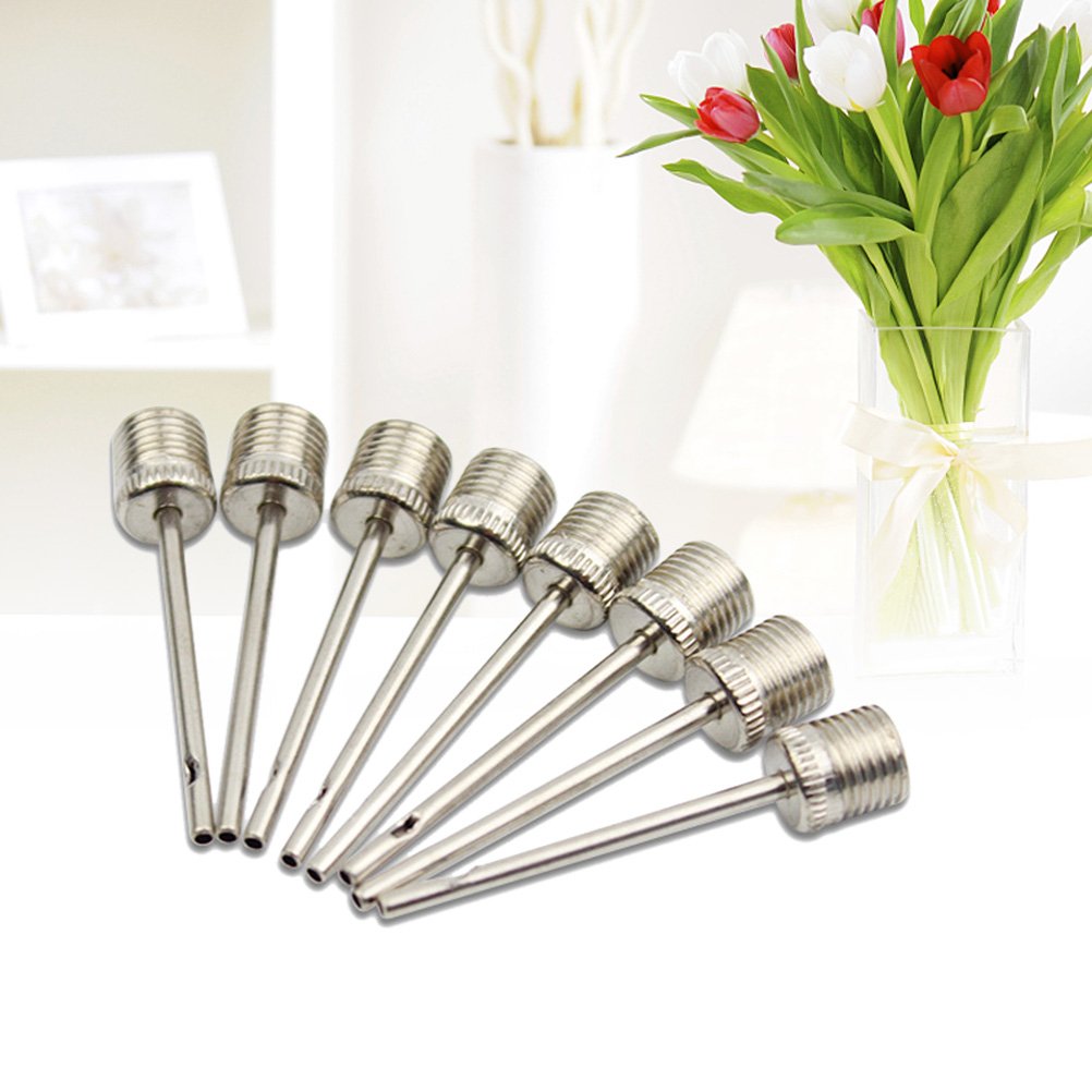 10Pcs Metallic Ball Inflation Needles - Air Pump Accessories for Sports Balls (Football, Basketball, Soccer, Volleyball) - Perfect for Home, Gym & Field Equipment Maintenance