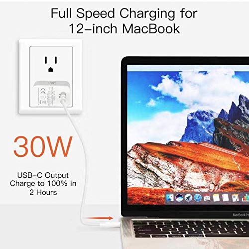 30W USB C Fast Charger [UL Listed] - PD Wall Adapter with 6FT USB C to C Cable for Xiaomi Redmi K20 Pro - Perfect for Travel, Office & Home Charging