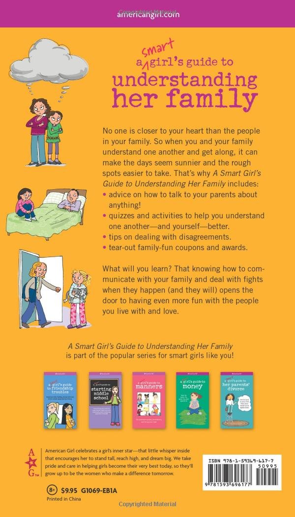 **Smart Girl's Guide to Understanding Her Family - American Girl Book for Kids & Teens | Family Bonding, Emotional Growth & Parenting Tips**    *Use Case: Perfect for young readers, parents, and educators to foster healthy family relationships and emotional intelligence.*