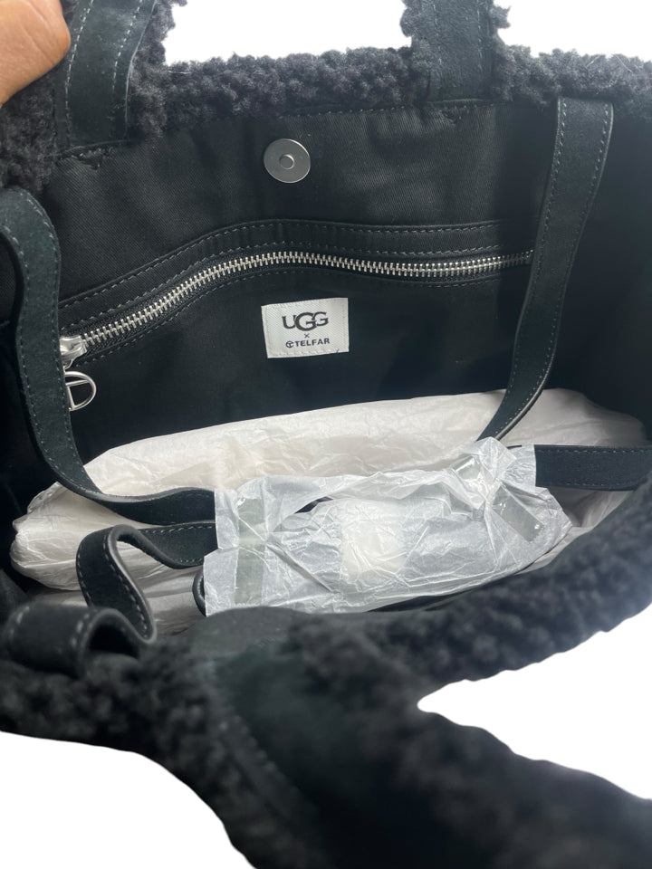 Telfar x UGG Medium Shopper Tote Bag - Genuine Leather Crossbody Purse for Women | Perfect for Work, Travel & Everyday Use