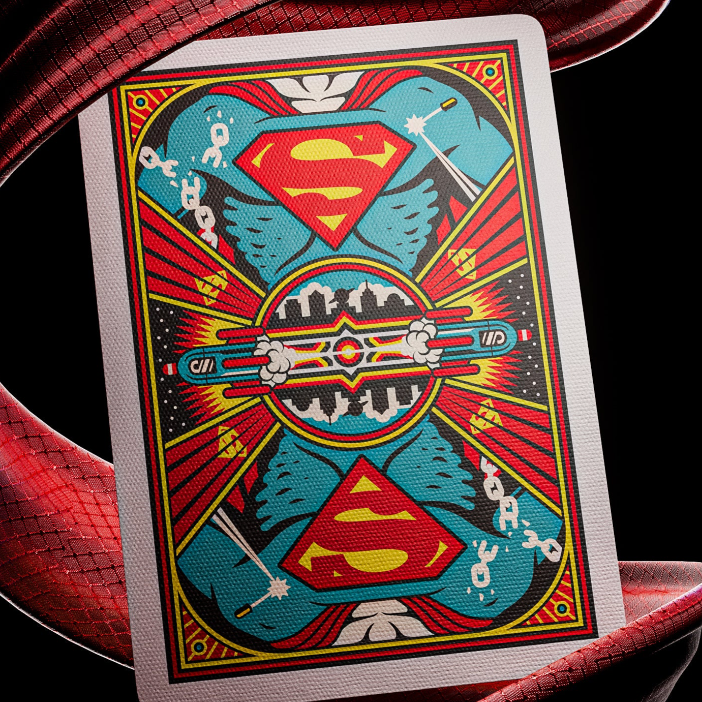 Superman Themed Playing Cards - Premium Deck for Poker, Magic Tricks & Game Nights - Perfect for Collectors, Gifts & Party Entertainment