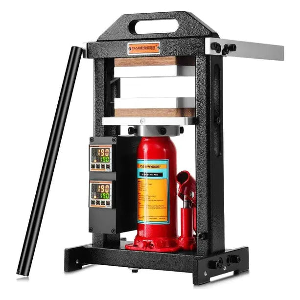 Dabpress 6 Ton Rosin Press - Upgraded Hydraulic Heat Plates for DIY Rosin Extraction at Home | Perfect for Cannabis, Hemp & Essential Oils