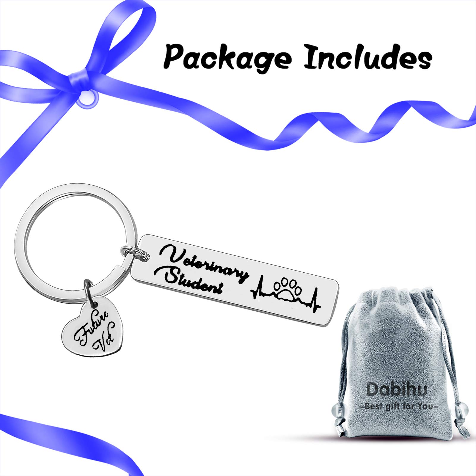 Veterinarian Appreciation Keychain - Vet Tech Gifts for Animal Rescue Workers, Veterinary Graduation Present - Perfect for Clinics, Hospitals & Pet Lovers