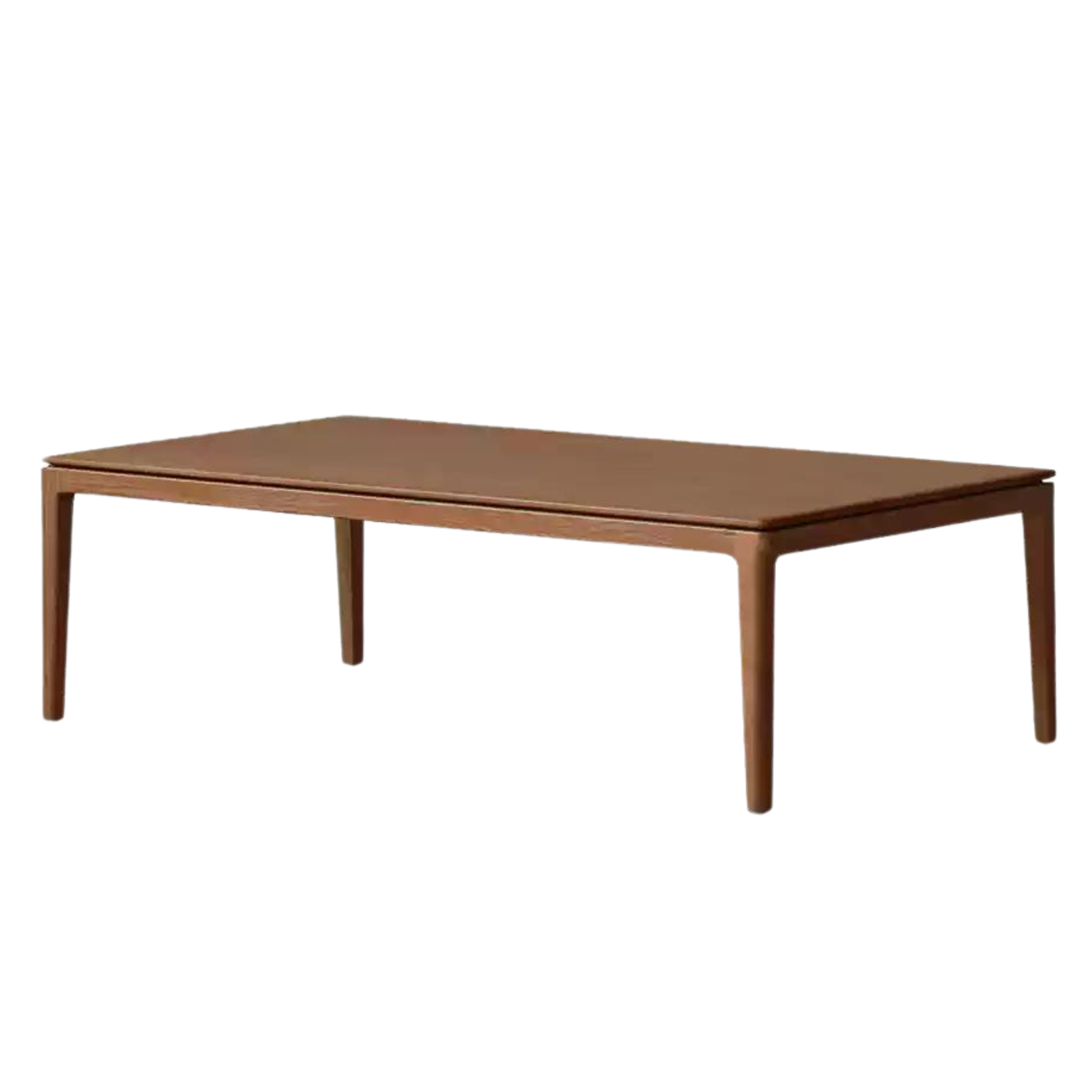 Premium Black Walnut, Ash & Oak Solid Wood Coffee Table - Modern Rustic Living Room Furniture for Home Decor & Entertaining