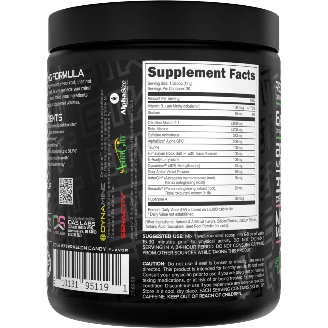 Bucked Up BAMF Pre-Workout Powder - Energy & Focus Booster for Intense Gym Sessions & Athletic Performance