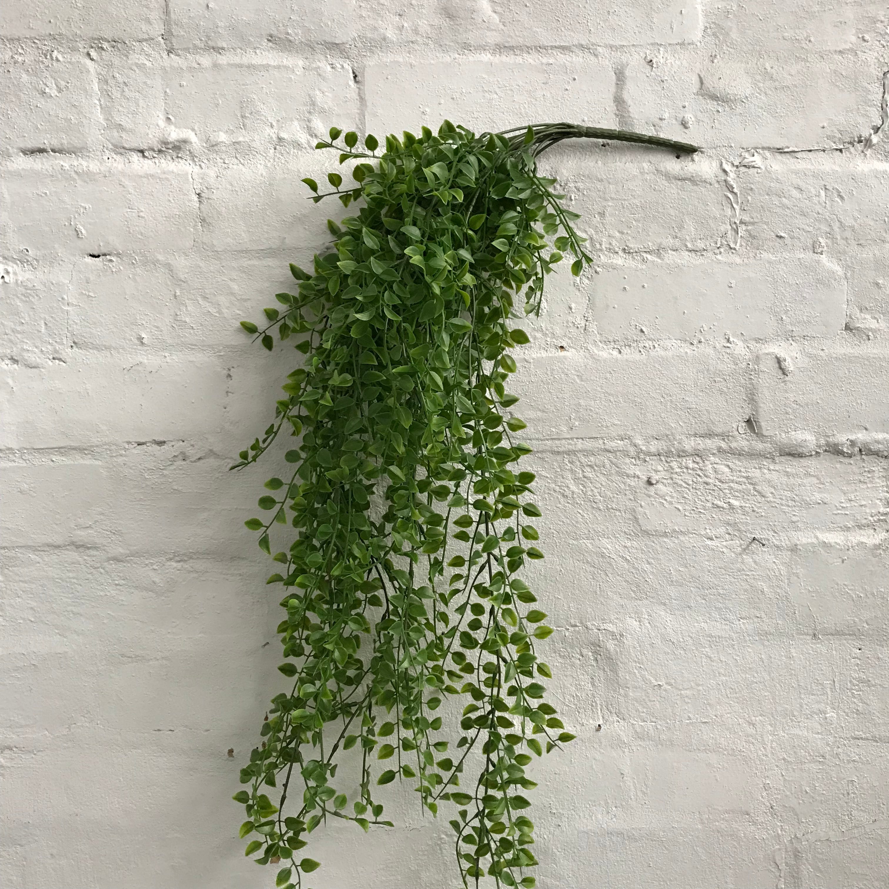 Artificial Hanging Ruscus Plant - Realistic Fake Greenery for Home Decor - Perfect for Living Room, Bedroom, Wedding & Party Decoration