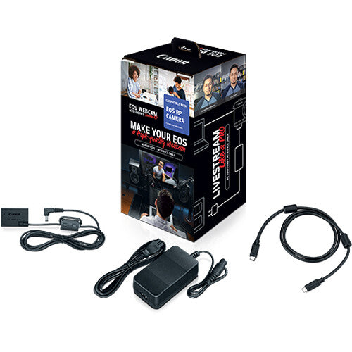 Canon EOS Webcam Accessories Starter Kit for EOS RP Mirrorless Digital Camera - Live Streaming, Video Conferencing & Content Creation