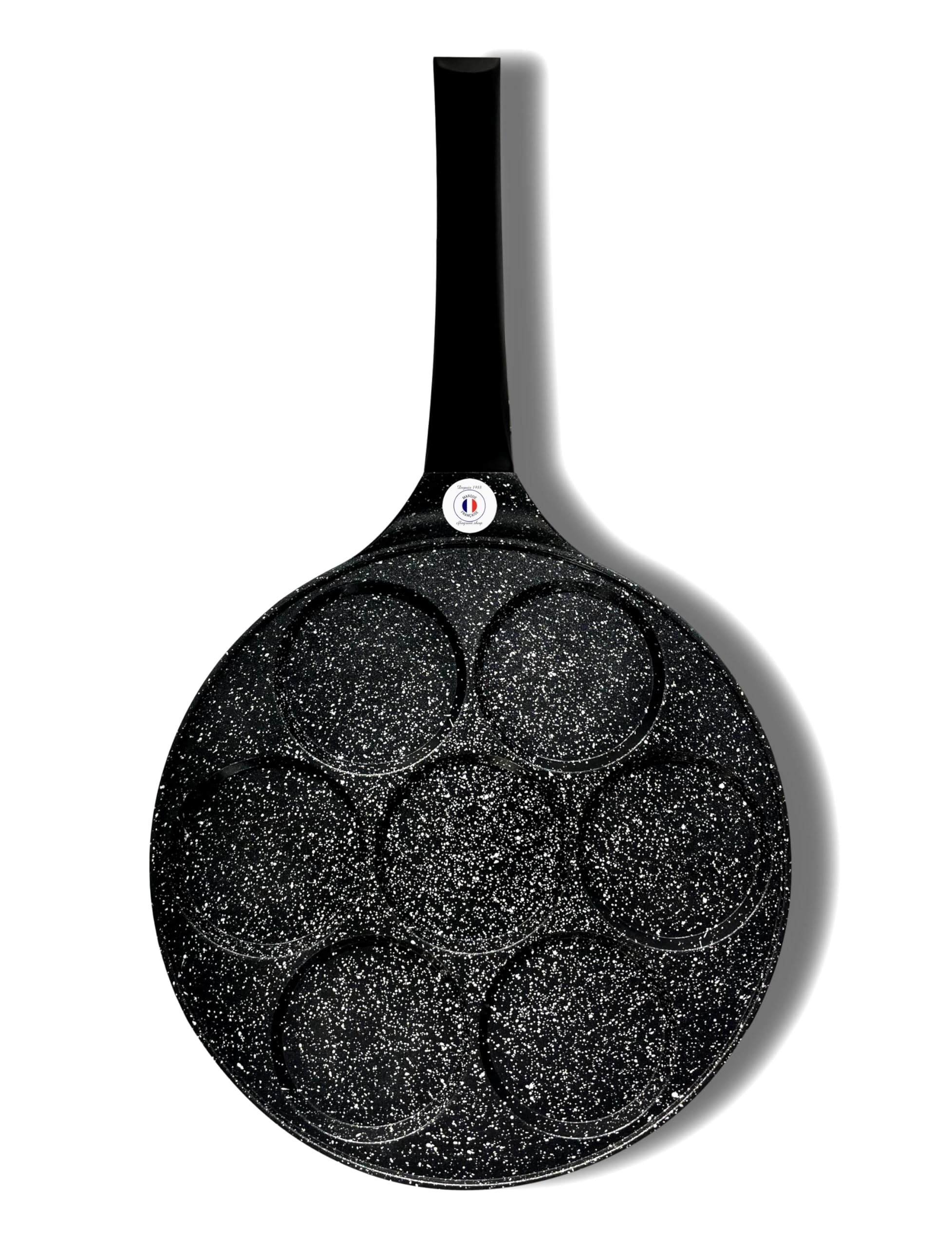 Cflagrant® Non-Stick Pancake Pan - 26cm Stone Coated, PFOA-Free, Induction Compatible for All Stovetops | Healthy Fat-Free Cooking | Perfect for Pancakes, Crepes & Breakfast Dishes