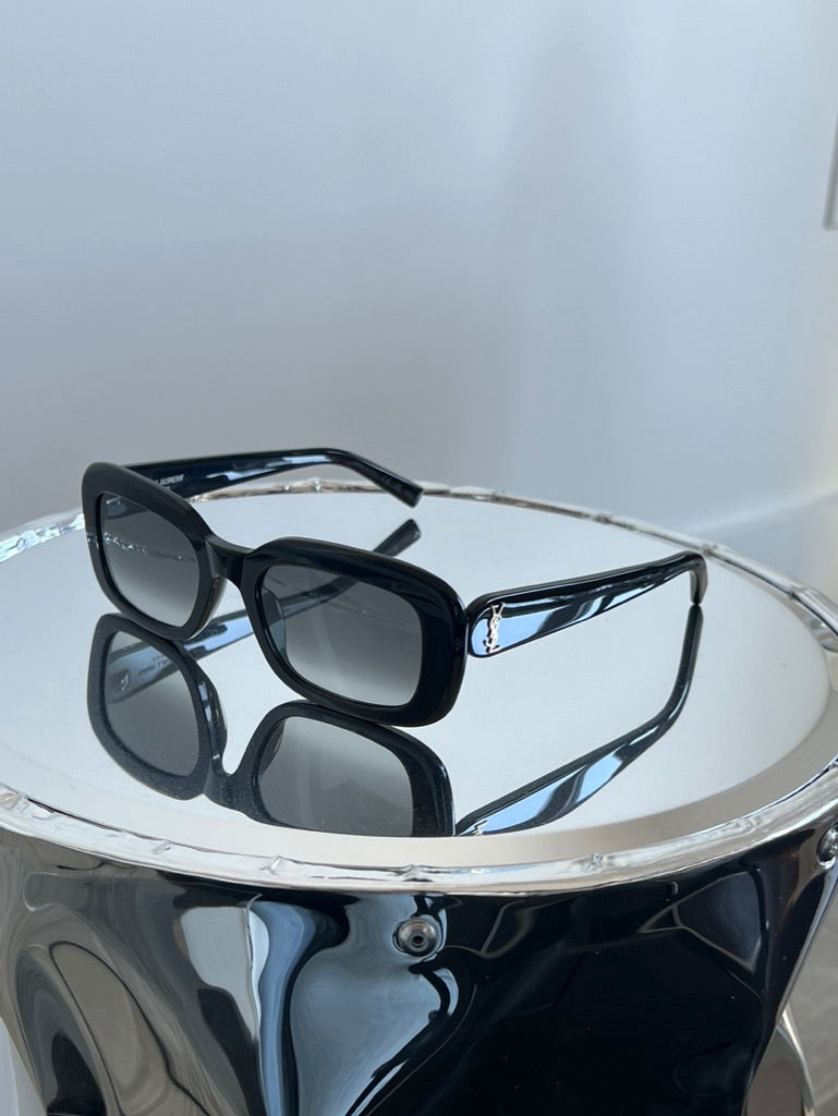 Saint Laurent SL M130 Black Gradient Sunglasses for Women - Luxury Designer Shades for Fashion, Travel & Outdoor Activities