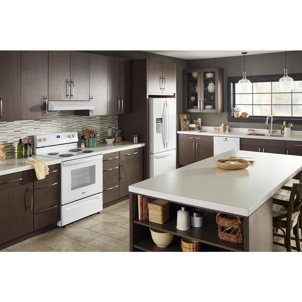 Amana WVU17UC0JW 30-Inch Stainless Steel Range Hood with Full Width Grease Filters - Perfect for Kitchen Ventilation & Smoke Removal