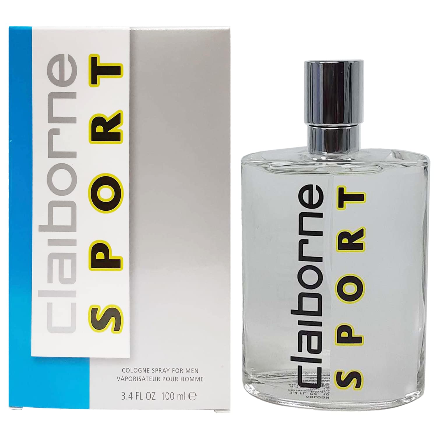 Liz Claiborne Claiborne Sport Cologne for Men - 3.4 oz Eau de Toilette Spray | Fresh & Masculine Fragrance for Everyday Wear, Work & Casual Outings