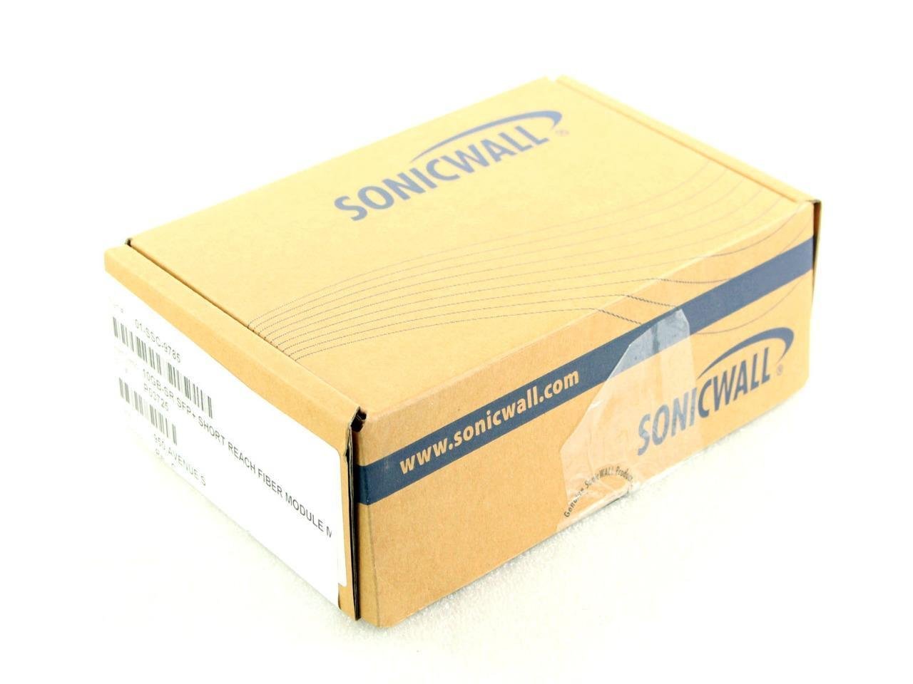 Sonicwall 10GB-SR SFP+ Short Reach Fiber Module (01-SSC-9785) - Multi-Mode No Cable for High-Speed Network Connectivity in Data Centers & Enterprise Networks
