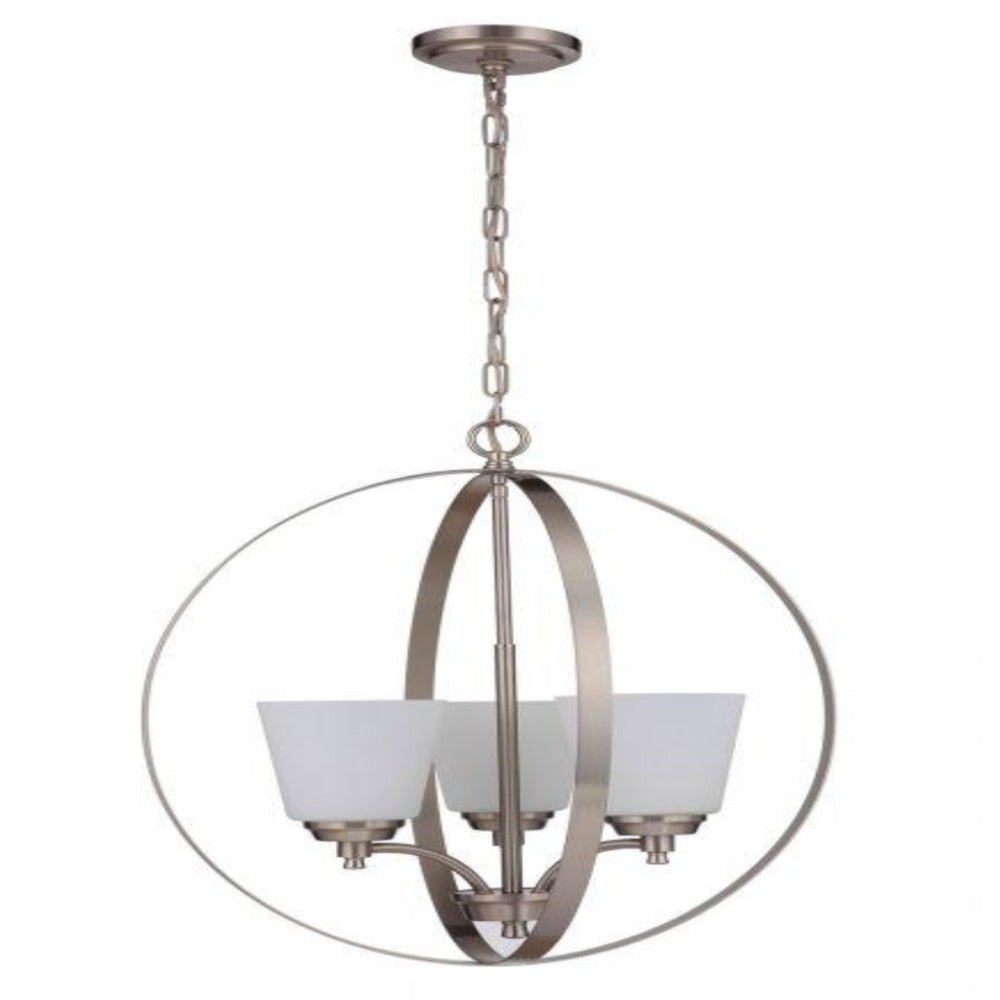 Elegant Sutton Orb Chandelier - Modern Crystal Ceiling Light Fixture for Dining Room, Bedroom & Living Room Decor | Dimmable LED Lighting for Home & Office