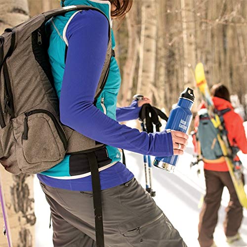 Klean Kanteen Classic Vacuum Insulated Water Bottle for Men & Women - 20oz Stainless Steel Thermos for Hiking, Gym & Office - BPA Free, Leak Proof