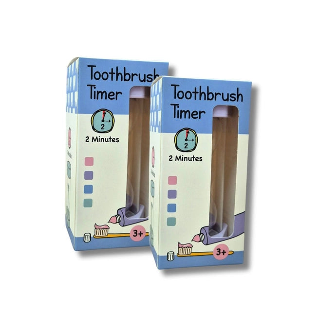 Preppd Kids Toothbrush Timer - 2-Minute Electric Toothbrush Timer for Children, Fun & Educational Oral Care Tool - Assorted Colors (Perfect for Bathroom, Travel & Teaching Kids Healthy Brushing Habits)