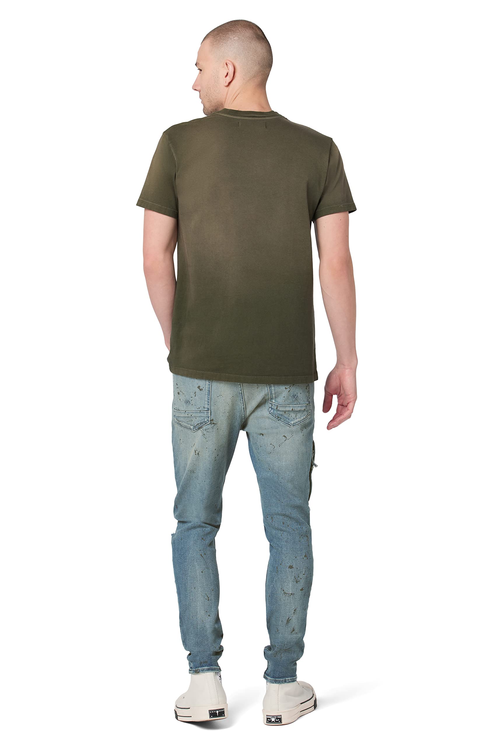 HUDSON Men's Zack Side Zip Skinny Jeans - Slim Fit Stretch Denim Pants for Casual & Night Out | Comfortable & Stylish Mens Fashion