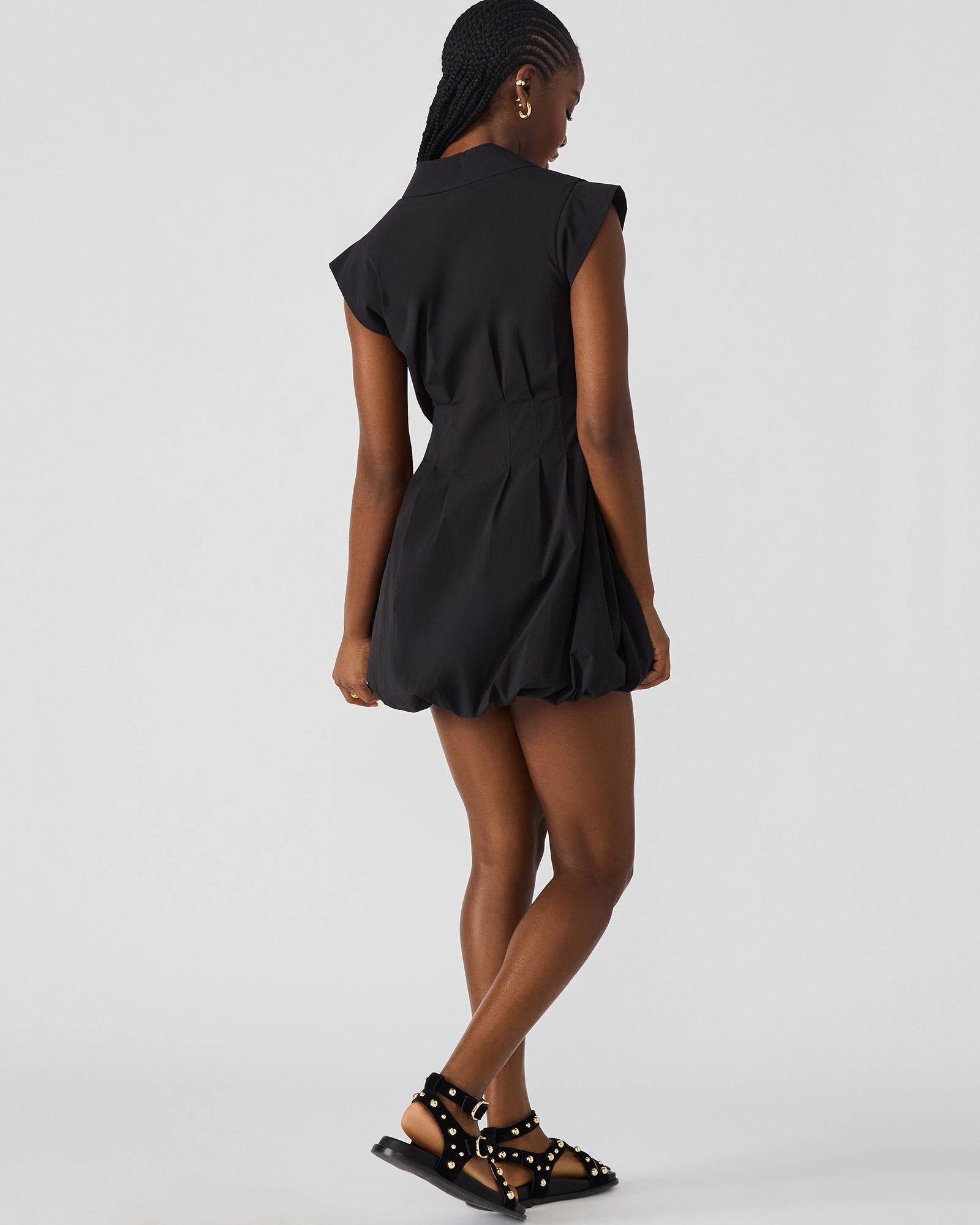 DYANNE Black Dress for Women - Elegant & Comfortable Casual Wear for Office, Party & Date Night