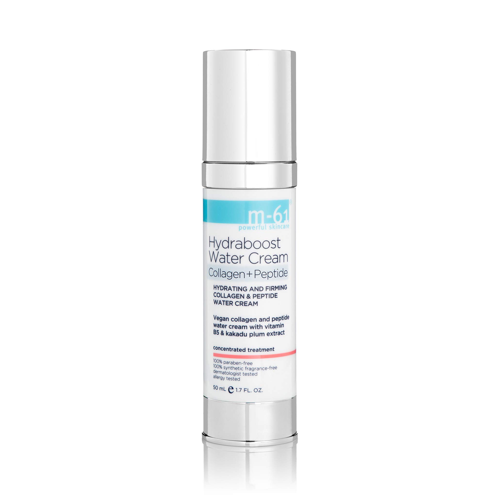 M-61 Hydraboost Collagen+Peptide Water Cream - Lightweight Anti-Wrinkle Face Moisturizer for Hydration & Skin Elasticity | Daily Skincare for Dry, Aging Skin | Perfect for Morning & Night Routine