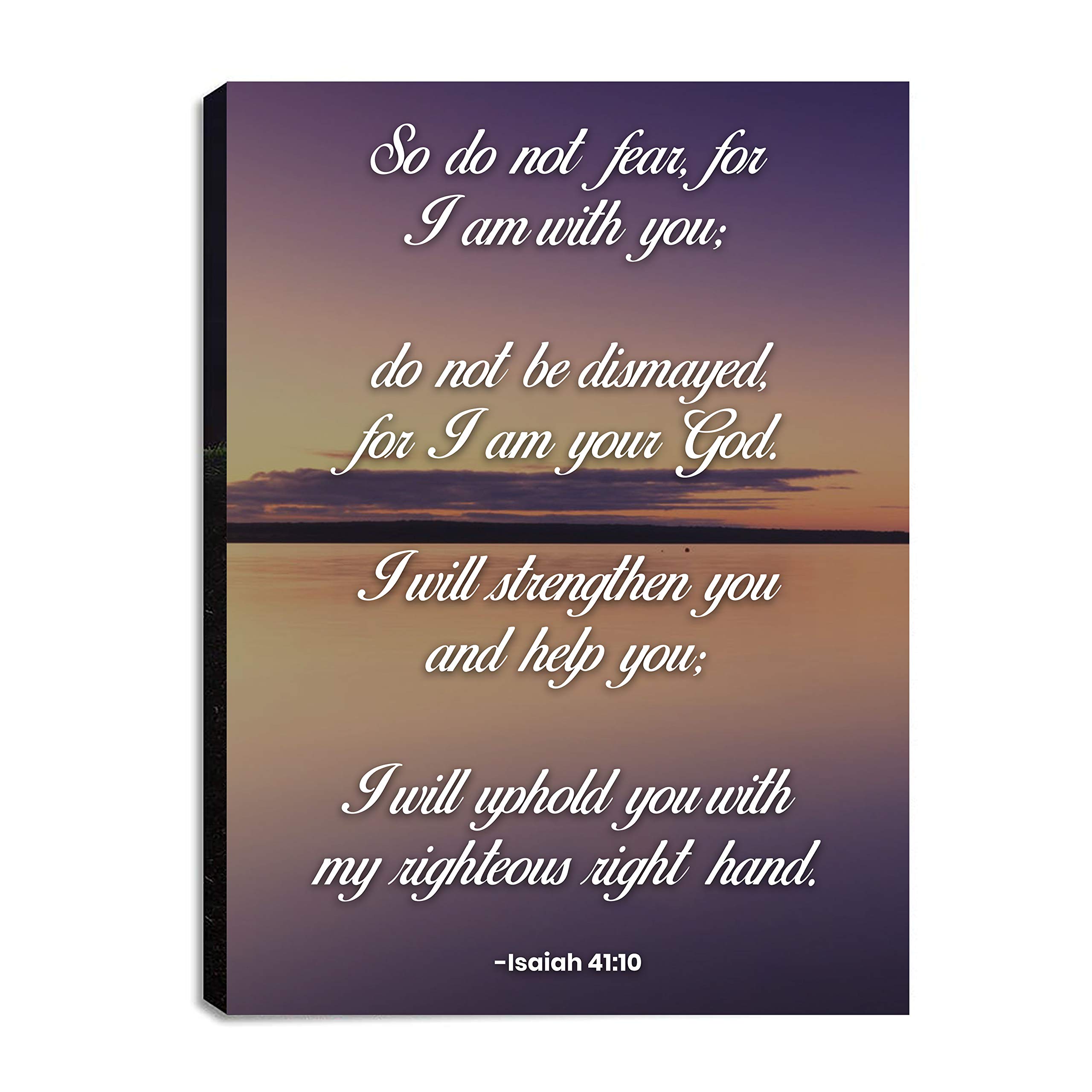 30x40in Christian Canvas Wall Art with Bible Verses & Prayers - Inspirational Scripture Home Decor for Living Room, Bedroom & Kitchen - Ready to Hang Religious Wall Art for Faith-Based Interior Design