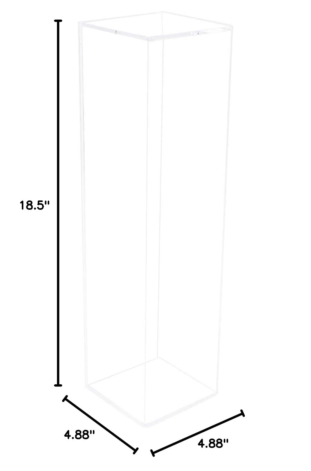 Premium Acrylic Football End Zone Pylon Display Case - Shatterproof & UV Protected for Collectibles - Perfect for Game Room, Man Cave, or Sports Memorabilia Collection