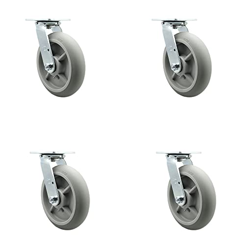 4 Swivel - Bolt On Swivel Locks - Gray