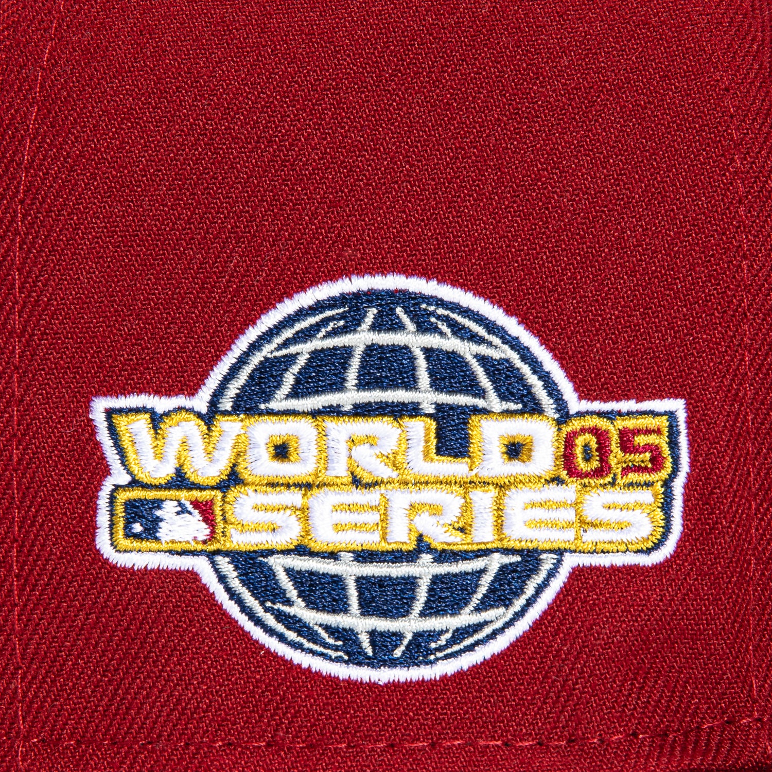 New Era 59Fifty Houston Astros 2005 World Series Patch Snapback Hat - Brick Red MLB Baseball Cap for Men - Perfect for Games, Collecting & Streetwear Fashion