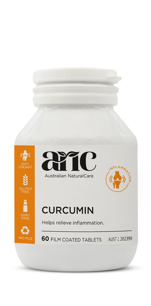 Australian Natural Care Curcumin Supplement - Premium Turmeric Extract for Joint & Immune Support - Ideal for Daily Wellness & Anti-Inflammatory Diet
