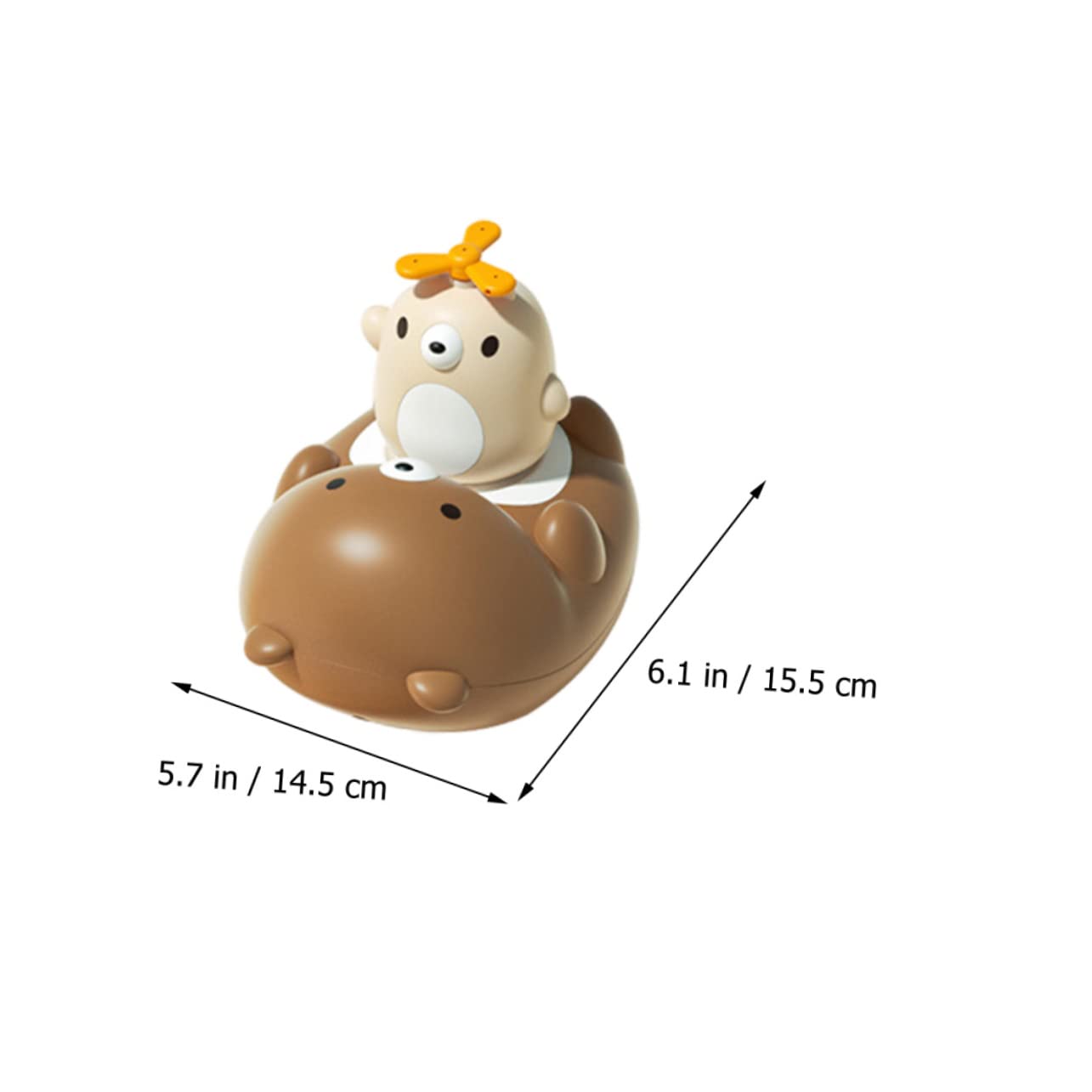 HEMOTON 3-Pack Electric Water Bear Shower Bath Toys for Kids - Fun Interactive Electronic Bath Time Play Set for Toddlers & Children (Great for Bathtub, Pool, and Outdoor Water Play)