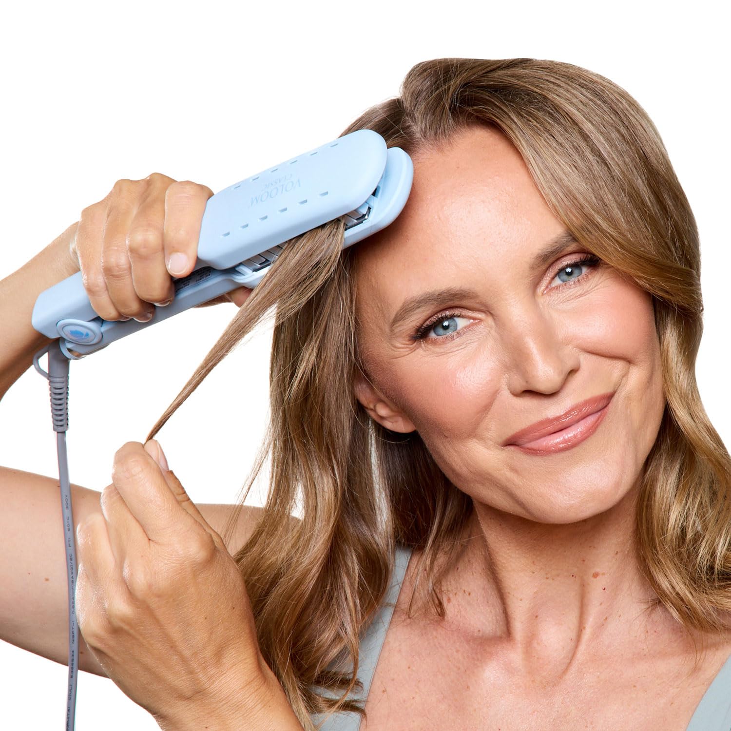 Voloom Classic 1.5 Inch Professional Volumizing Ceramic Hair Iron - Adjustable Temperature Styling Tool for Thicker, Fuller Hair with Auto Shut-Off | Perfect for Salon Styling, Home Use, and Creating Long-Lasting Volume for Special Occasions