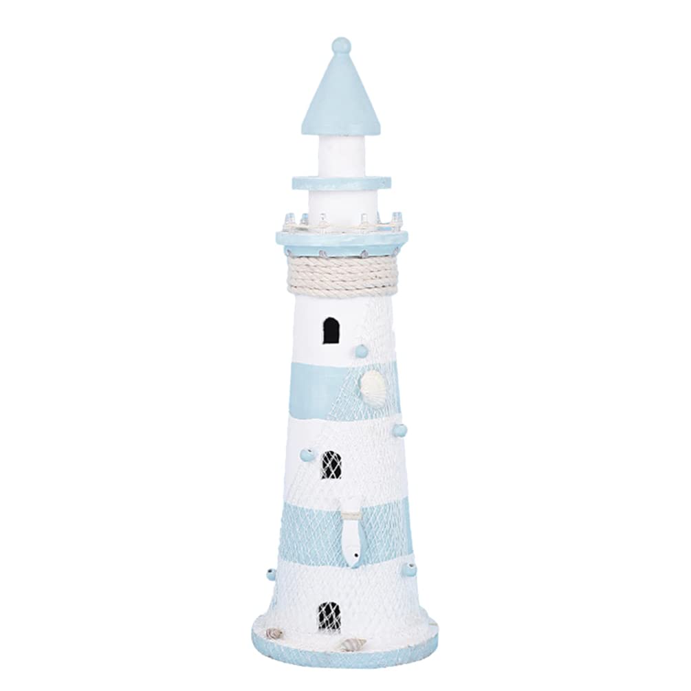 KESYOO Lighthouse Ornaments - Mediterranean Style Lighthouse Decor for Home, Office & Study Room | Elegant Desktop Decoration & Partition Decor | Perfect for Coastal, Nautical & Beach Theme Decorating