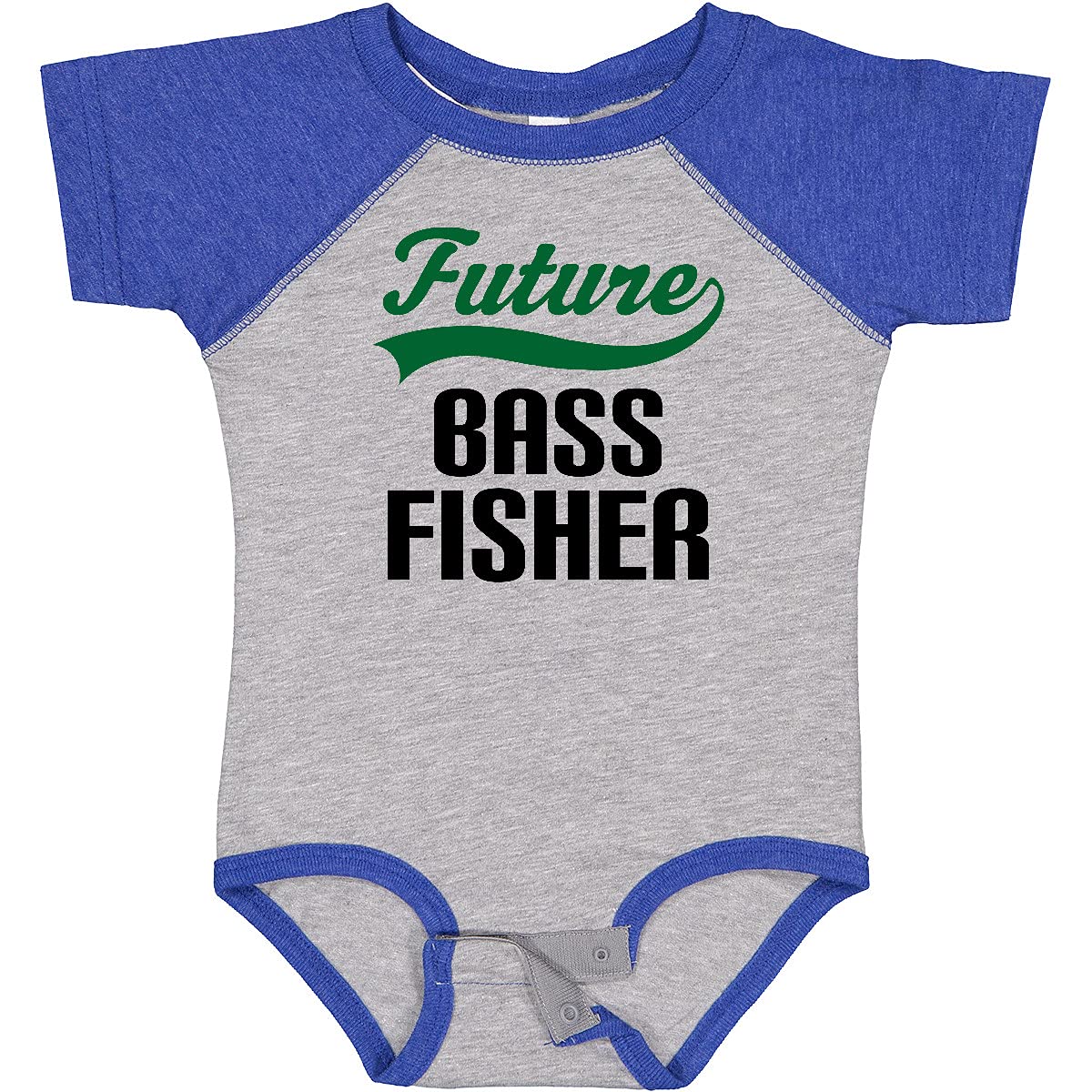 Inktastic Future Bass Fisher Baby Bodysuit - Cute Fishing Outfit for Newborns & Infants - Perfect for Family Fishing Trips, Photo Shoots & Outdoor Adventures