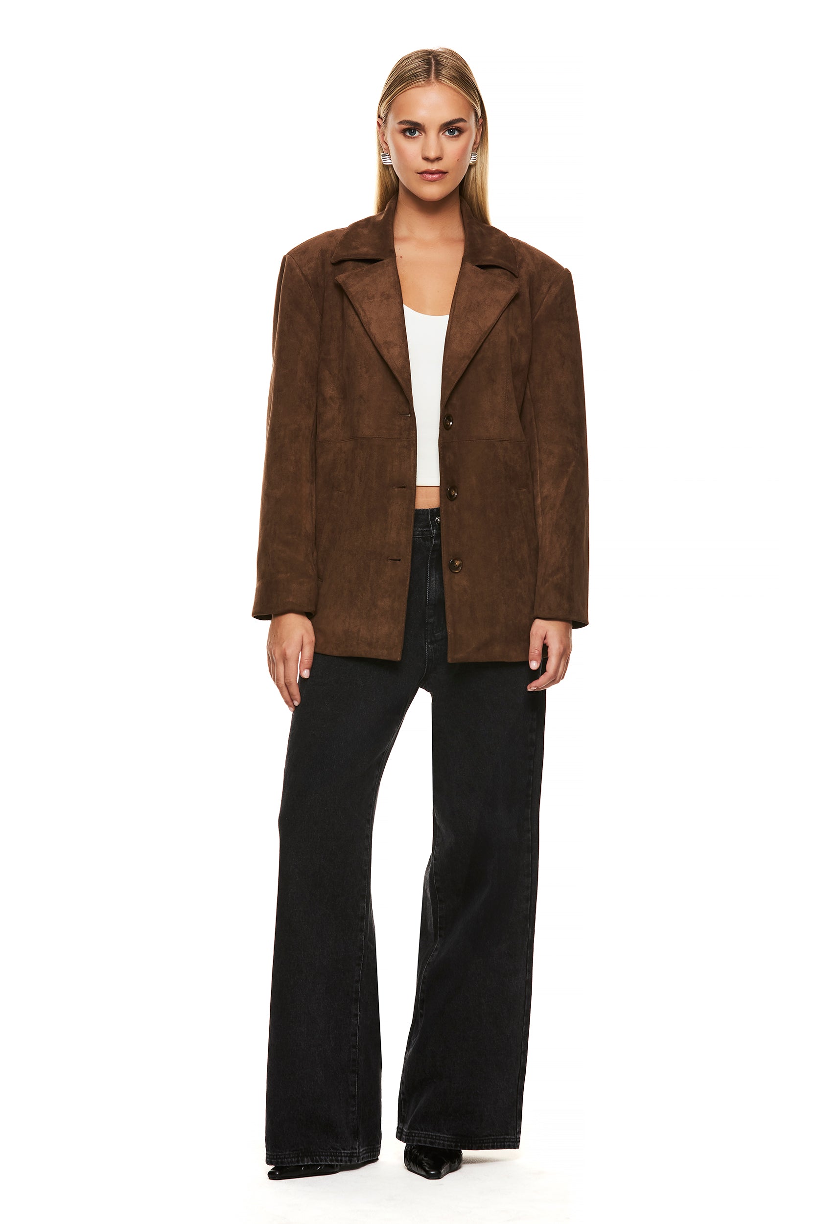 Stylish Brooklyn Brown Blazer for Men - Classic Slim Fit Single Breasted Jacket - Perfect for Business, Office, and Formal Occasions