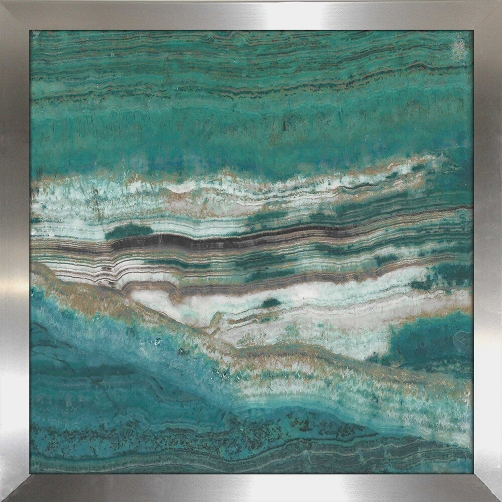 Azure II by Susan Jill - Green Abstract Art Print on Acrylic - Modern Wall Decor for Living Room, Bedroom & Office