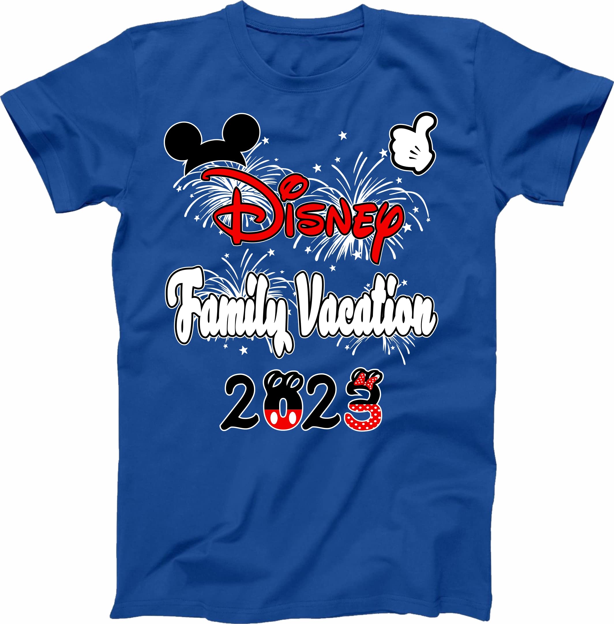 Mickey Minnie Family Matching T-Shirts 2022 - Vacation Outfits for All Ages