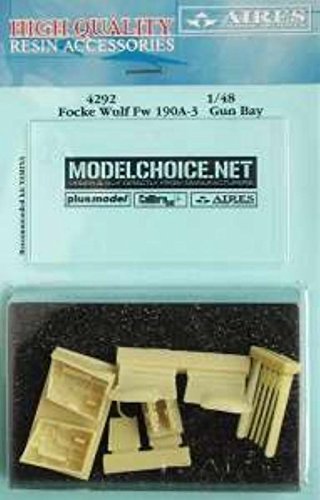 1:48 Scale Aires Fw 190 A-3 Gun Bay Resin Upgrade Kit for Tamiya Model - Detailed Aircraft Accessory for WWII Warbird Enthusiasts | Perfect for Model Building, Display, and Historical Collections