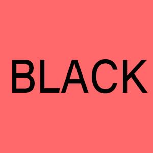 Black on Red