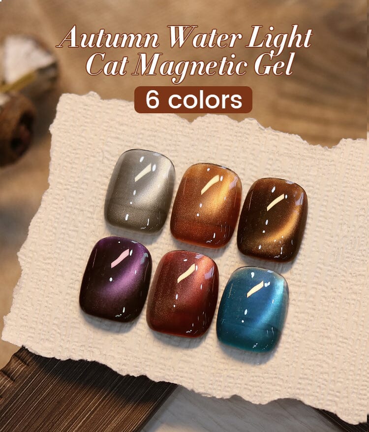Born Pretty Magnetic Gel Polish - Autumn Water Light Cat Eye Nail Polish for Long-Lasting Shine | Perfect for Fall Manicures & Special Occasions